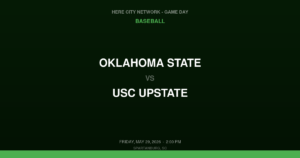 Oklahoma State vs. USC Upstate — Baseball Game Day — Spartanburg, SC — May 29, 2026
