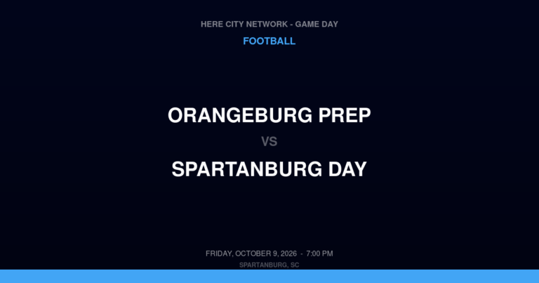 Orangeburg Prep 2, Spartanburg Day 0