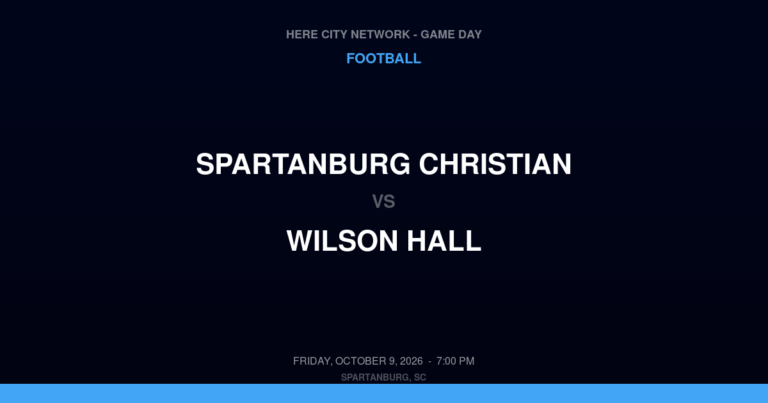 Spartanburg Christian 35, Wilson Hall 63