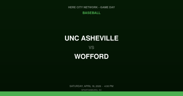 FINAL: UNC Asheville vs. Wofford — Baseball Game Day — Spartanburg, SC