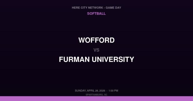 Wofford vs. Furman University — Softball Game Day — Spartanburg, SC