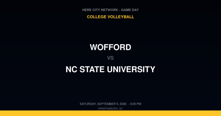 Wofford at NC State University